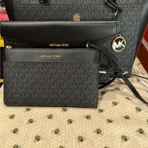 Michael Kors Black Bag Set